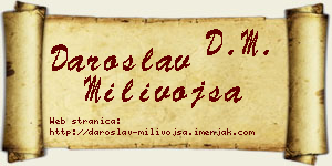 Daroslav Milivojša vizit kartica